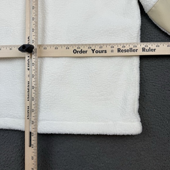 Topo Designs Summit Rise Jacket Womens Medium White Full Zip Fleece Sherpa - Picture 9 of 9